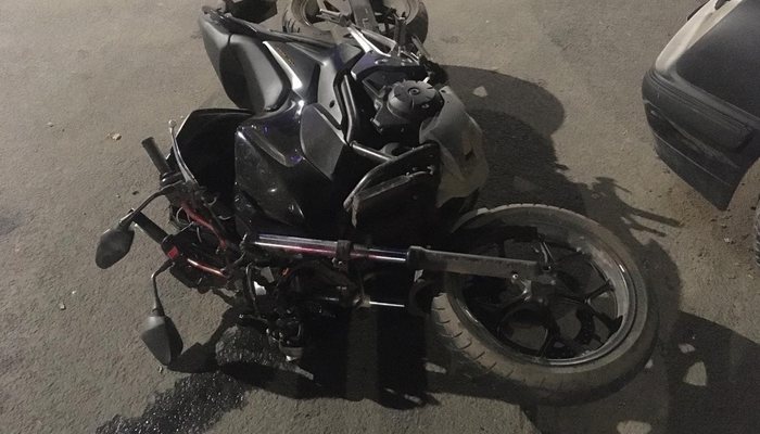 В Кирове в ДТП серьезно пострадал мотоциклист