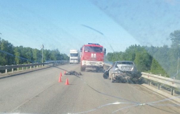 ДТП на Новом мосту: на дороге лежит труп