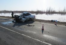 При столкновении с "Камазом" погиб водитель Lada