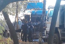 На перекрестке Комсомольской и Попова у грузовика «взорвалась» кабина