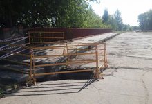 В Кирово-Чепецке провалился мост