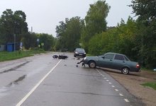 В Малмыжском районе водитель на «Ладе» сбил несовершеннолетнего мотоциклиста