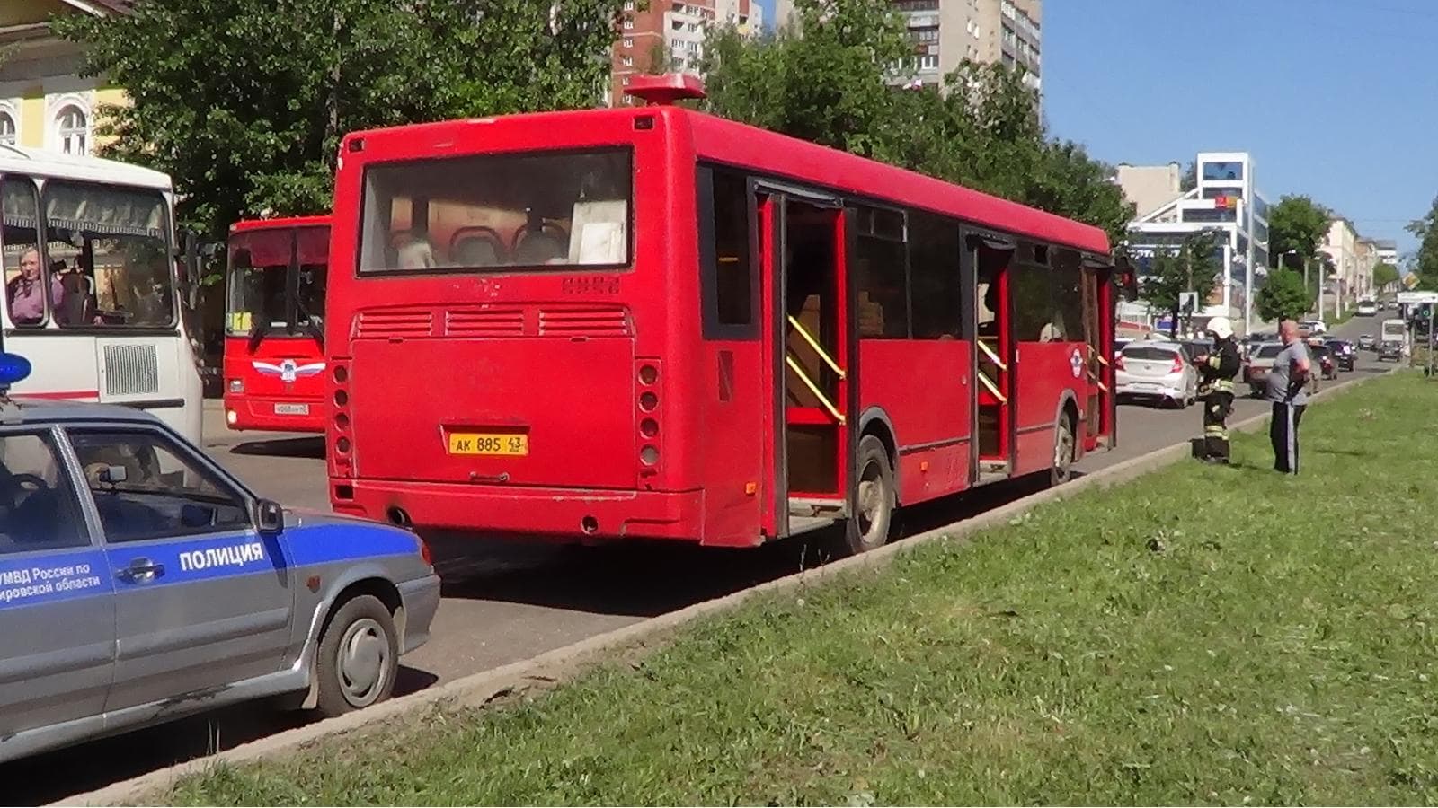 Двухлетняя девочка пострадала в ДТП с участием автобуса