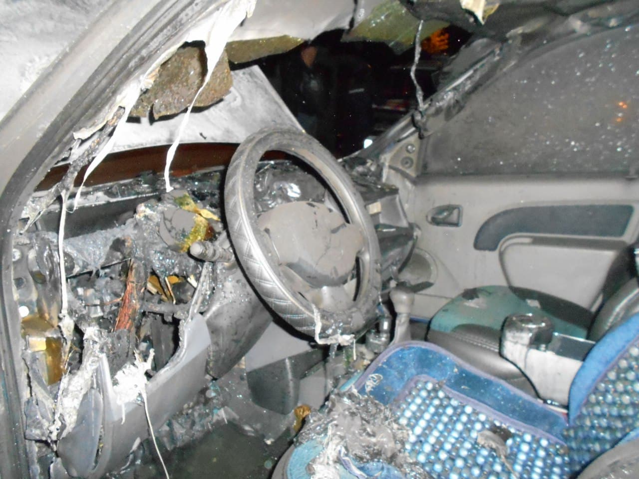 Renault на Циолковского не противостоял огню