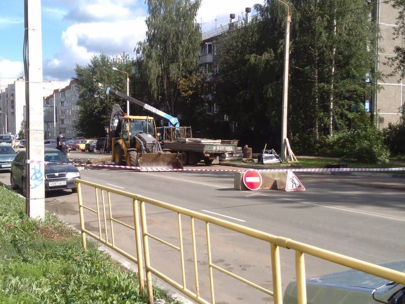 Некрасова раскопали. Не проехать будет еще по 2 улицам