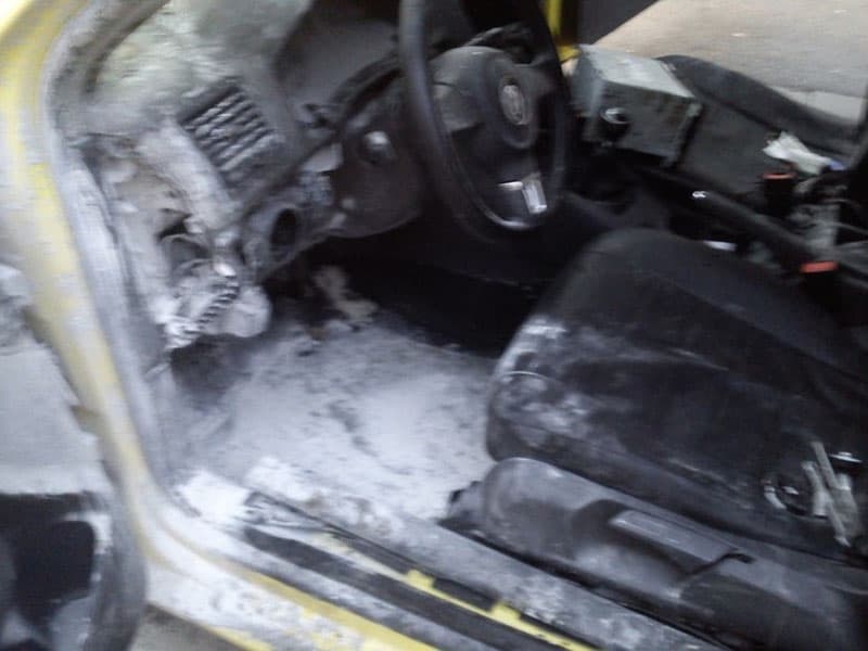 В Кировской области обгорела "Приора"