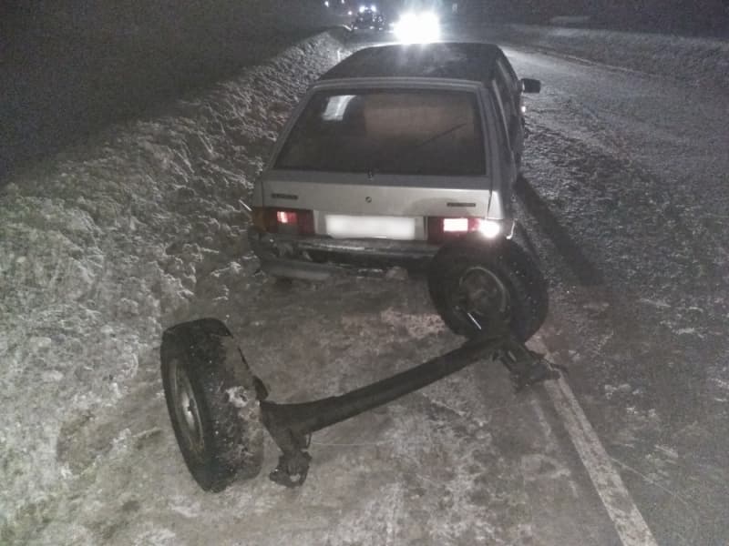 Аж балку вырвало — авария в Слободском районе