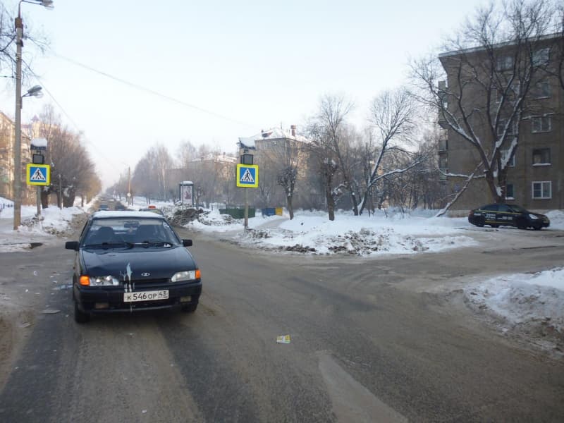 На Чапаева на «зебре» женщина сбила пешехода