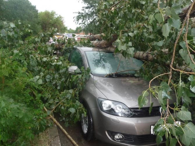 Метеопредупреждение! Ветер и ливни усилятся