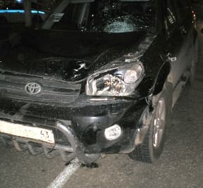 Водитель «Toyota RAV4» сбил трех человек на пешеходном переходе