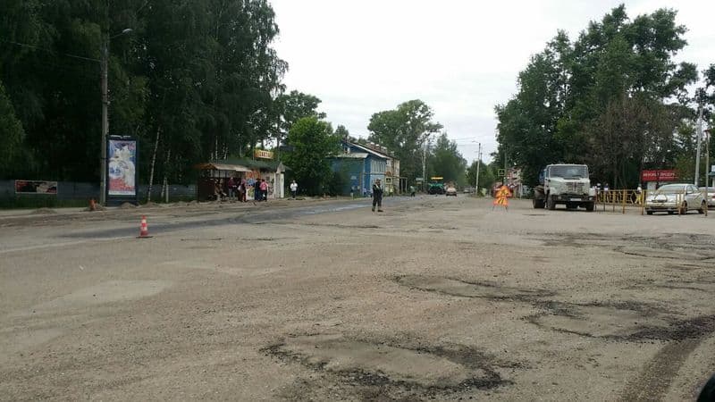 Ремонт на Павла Корчагина закончится к концу недели