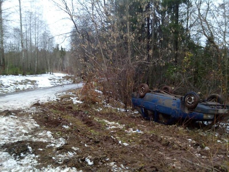 У Северной больницы обнаружен перевернутый ИЖ