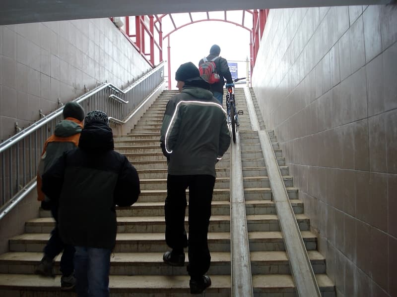 Новое строительство. Подземный переход на Ленина