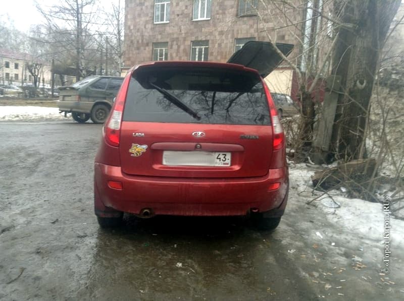 «Калину», которую уронили на Jaguar, восстановили