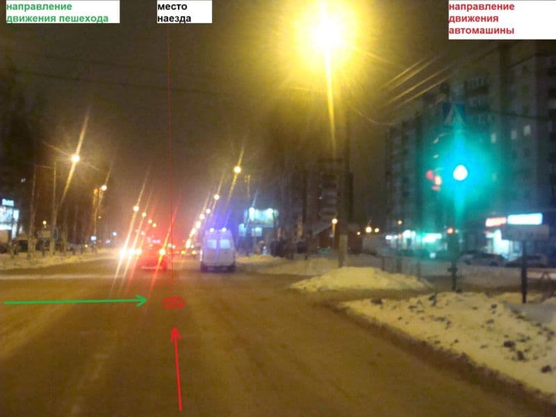 На Ленина водитель «двенадцатой» сбил пешехода на светофоре