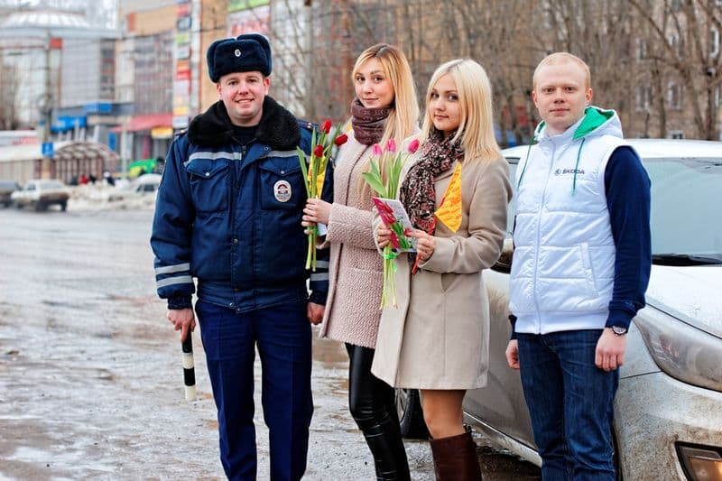 Цветочный патруль ŠKODA