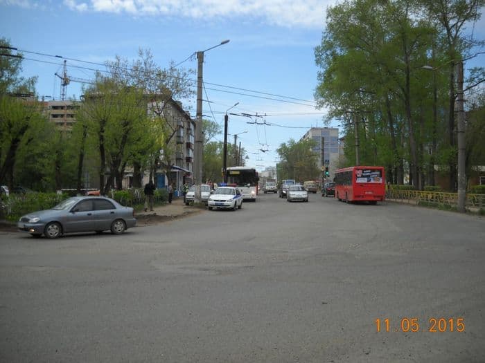 На Красина в салоне автобуса пострадала женщина