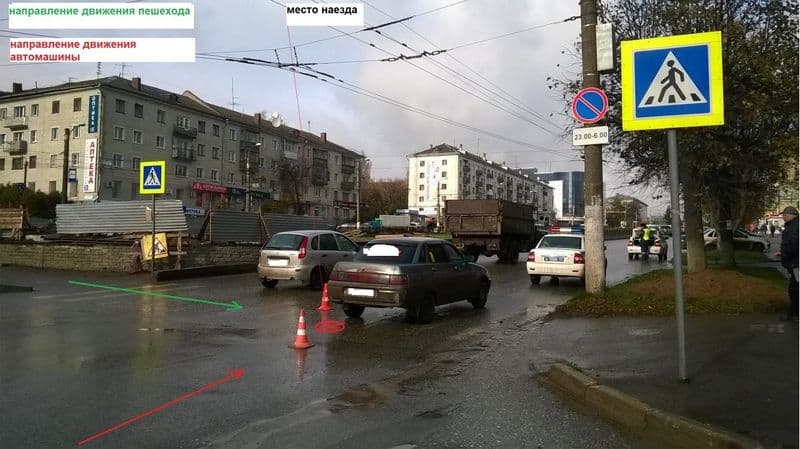 Водитель «десятки» на Октябрьском сбил женщину