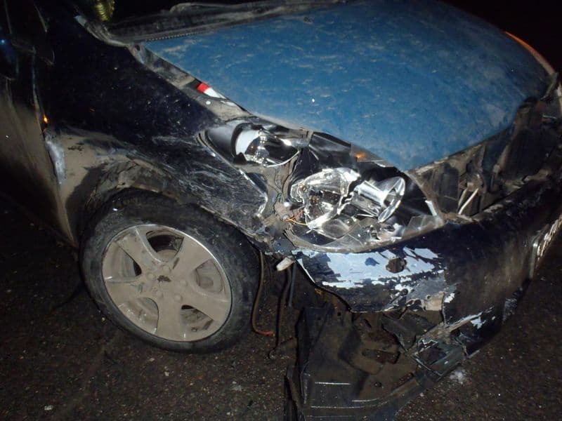 На Ломоносова «Тойота» въехала в «Шкоду»