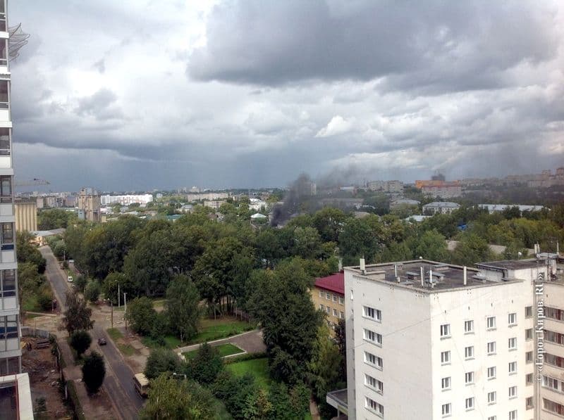 В Кирове сгорел автомобиль «Фольксваген Венто»