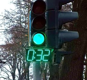 Табло обратного отсчета переедут на другие перекрестки