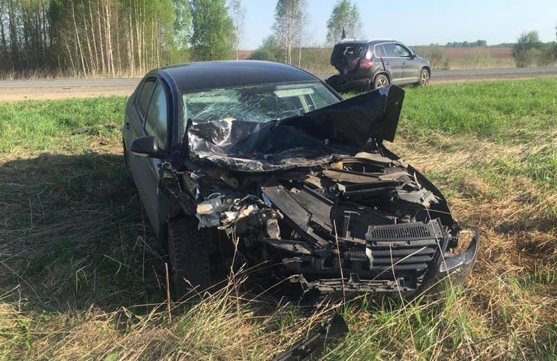 В Котельничском районе произошла серьезная авария: госпитализированы дети