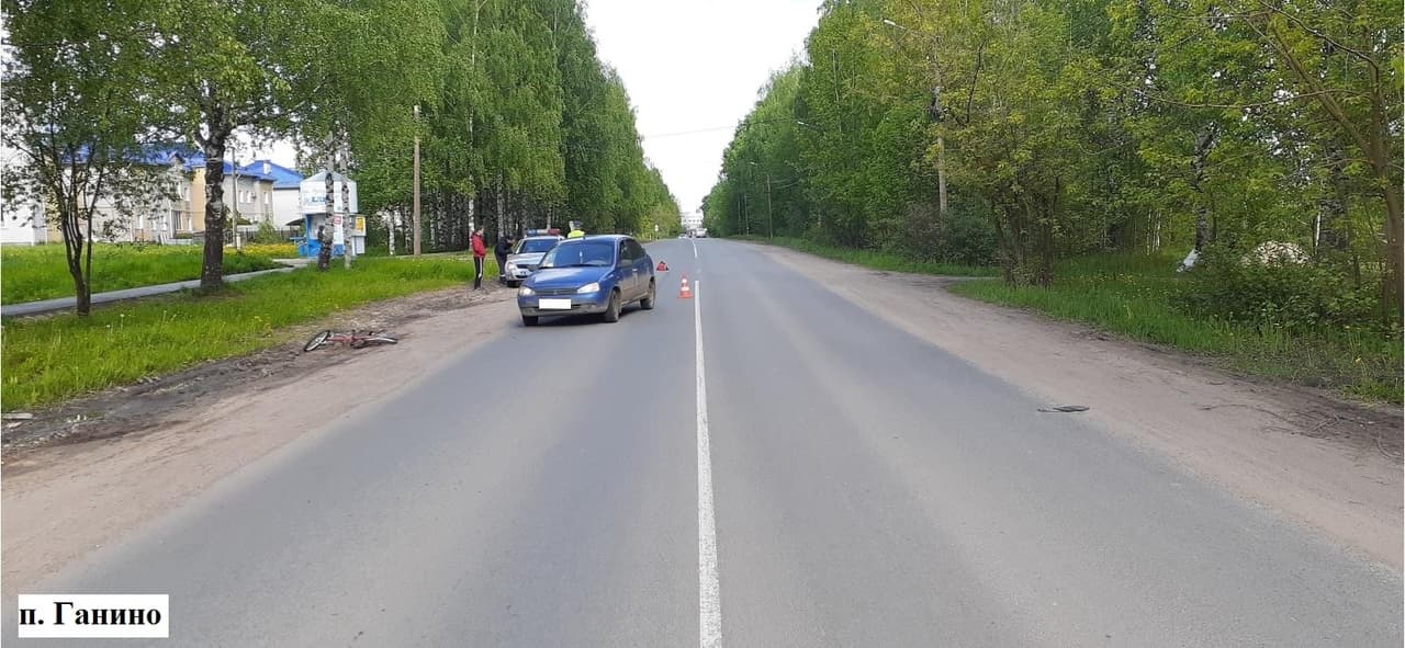 Водитель автомобиля «Лада Калина» сбил 8-летнего велосипедиста