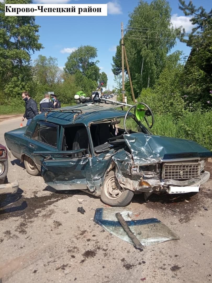 В ДТП в Кирово-Чепецке пострадали 5 человек