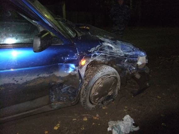 На Луганской столкнулись Ауди и Ниссан