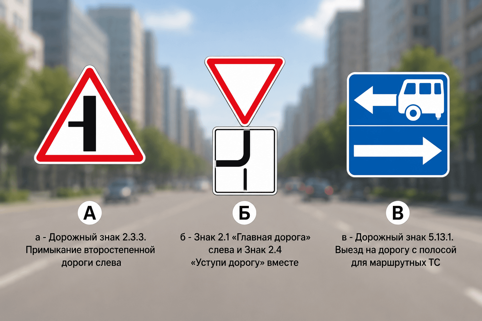 Каверзный вопрос ПДД: какие знаки обязывают уступить дорогу слева — 90% водителей ошибаются, проверьте себя