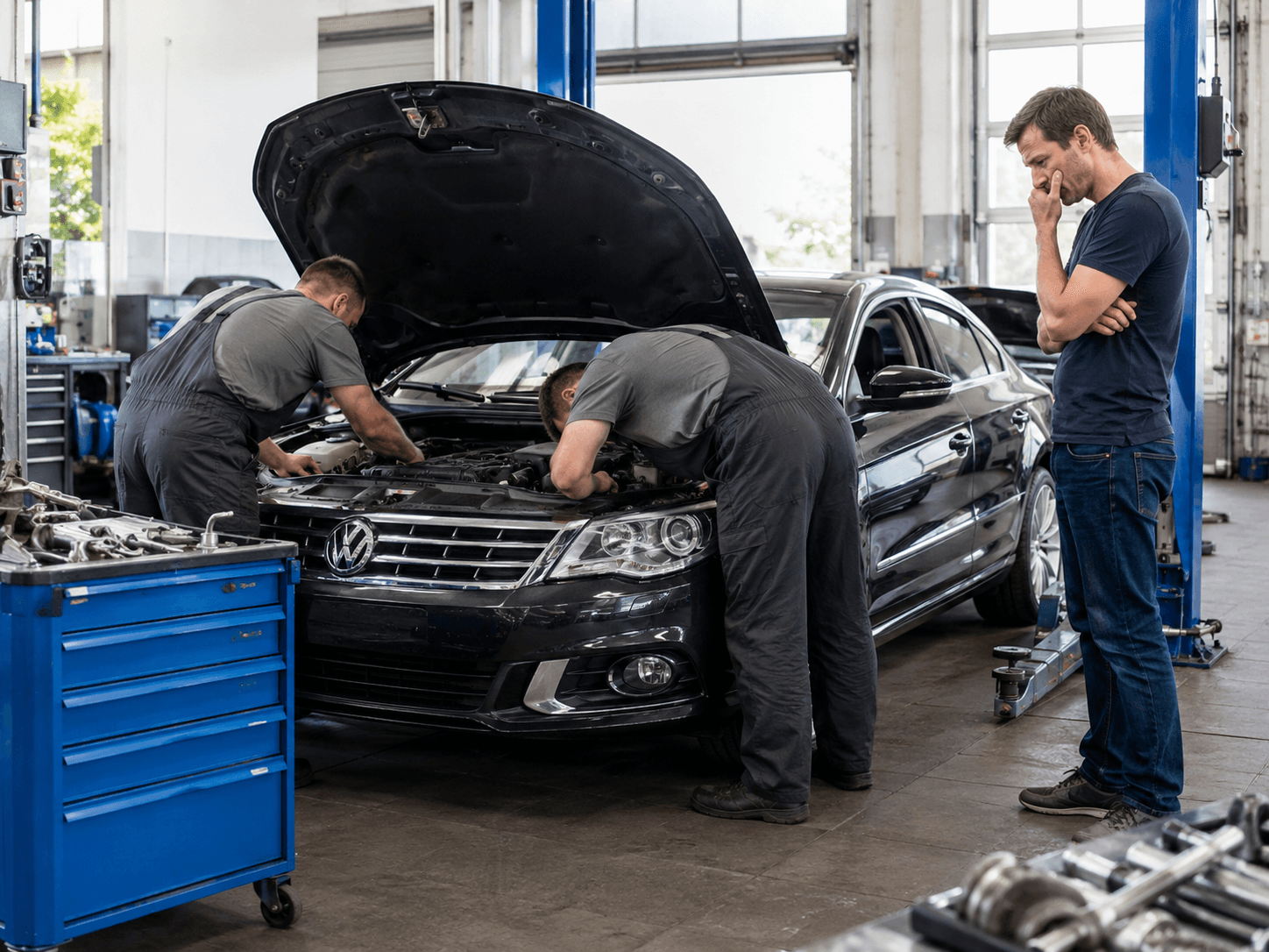 Неделю ездил, неделю чинил: как Passat CC превратился в дорогую ошибку