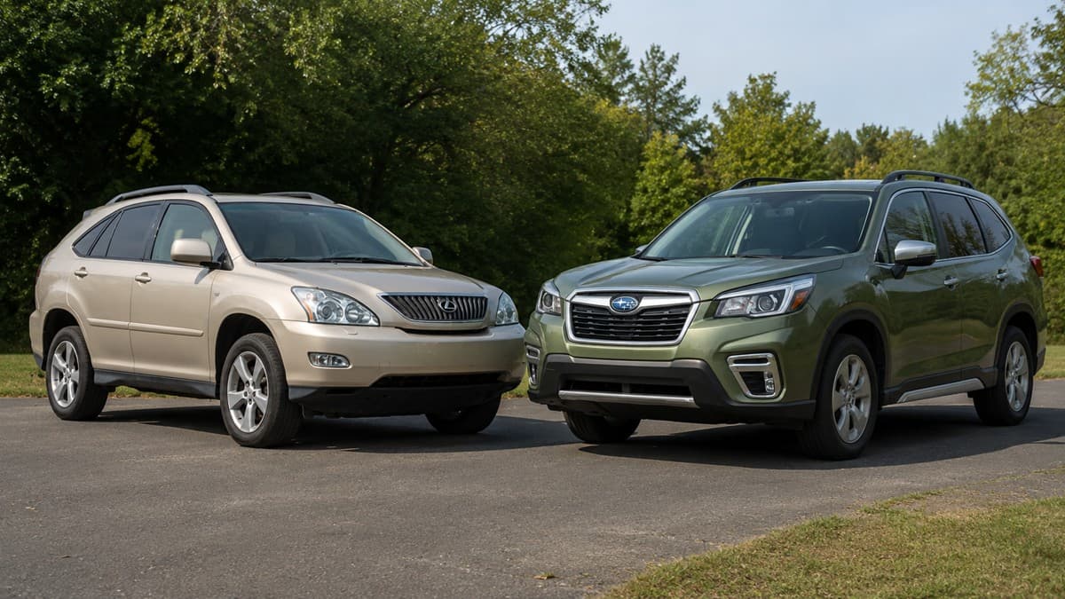 Взял новый Subaru Forester после Lexus RX – разница заметна сразу: экономичнее и просторнее, но старый премиум тише – отзыв владельца