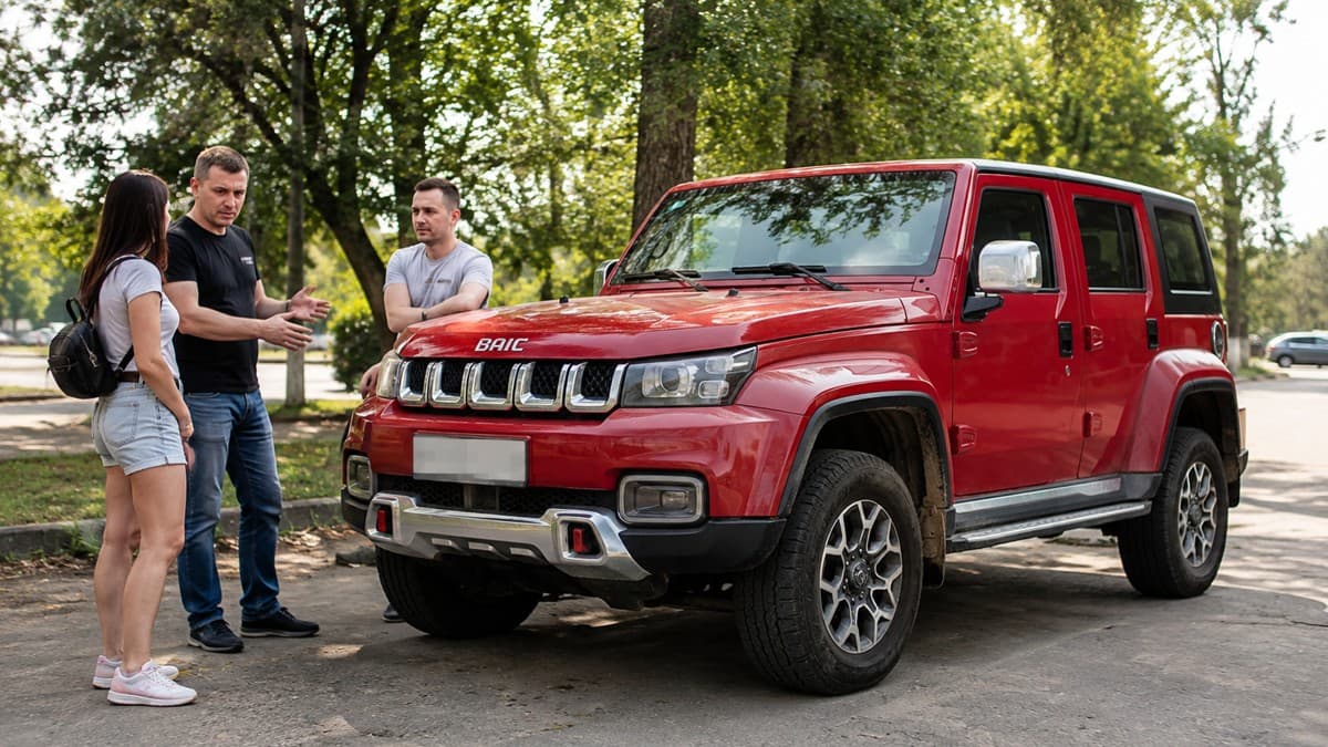 Бензиновый BAIC BJ40 вернулся к российским дилерам: рамник сохранил 218 сил, восьмиступенчатый автомат и понижающую передачу