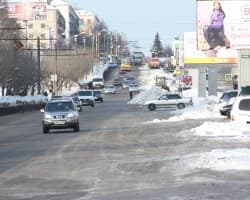 Октябрьский проспект подвергся чистке