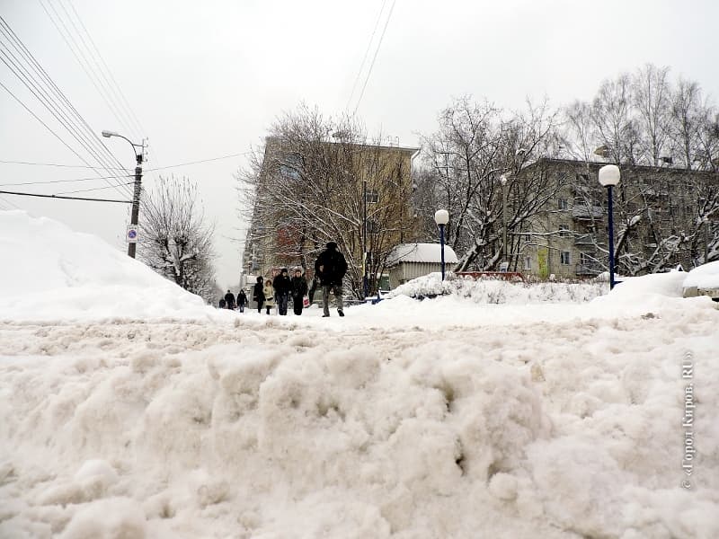 В выходные Киров вновь будет засыпать снегом