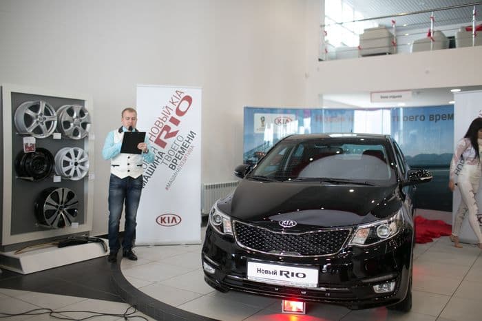 В KIA Автомотор прошла презентация обновленного автомобиля KIA RIO