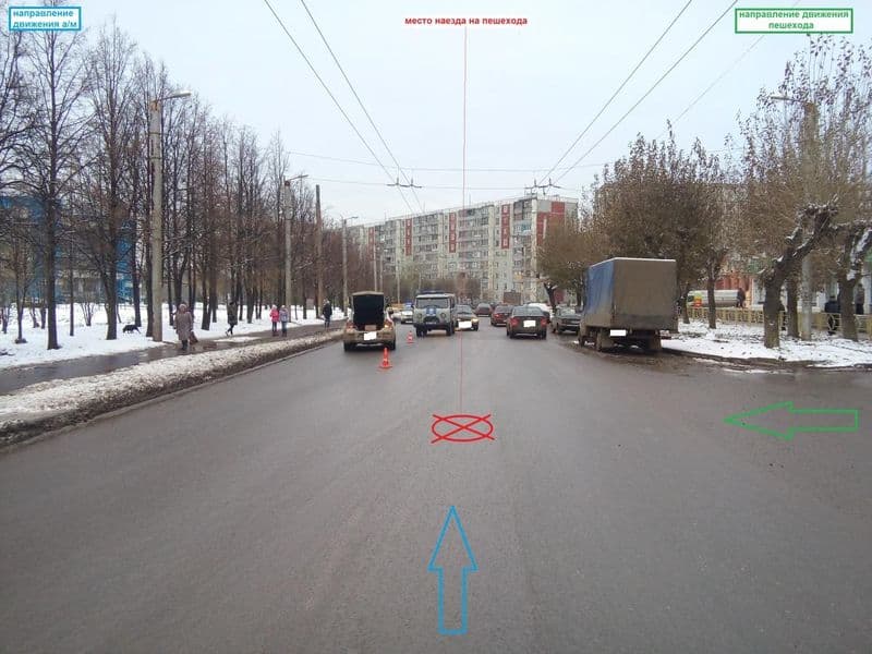 На Конева автомобиль «Шевроле» сбил мужчину