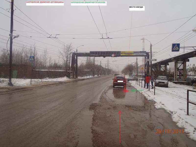 На Луганской на пешеходном переходе сбили женщину