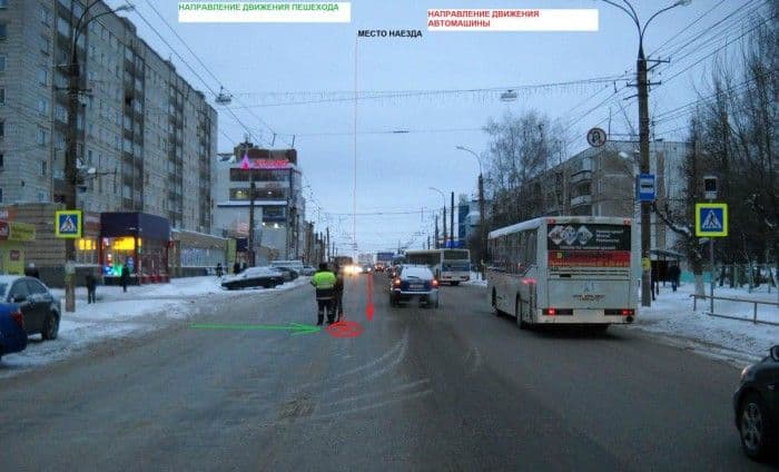 На Воровского водитель «Шевроле» сбил школьника прямо на «зебре»