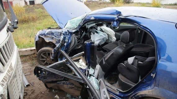 ДТП. Водитель «Шевроле» погиб при столкновении с ПАЗом