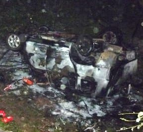 В «Тойоте» сгорели два человека