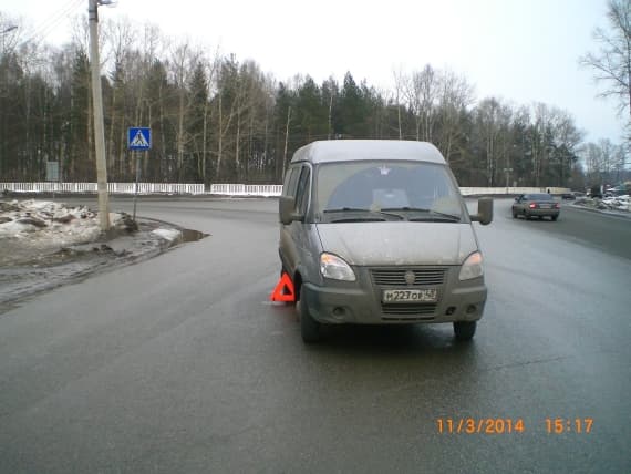 В Кирове водитель Газели сбил бабушку на пешеходном переходе