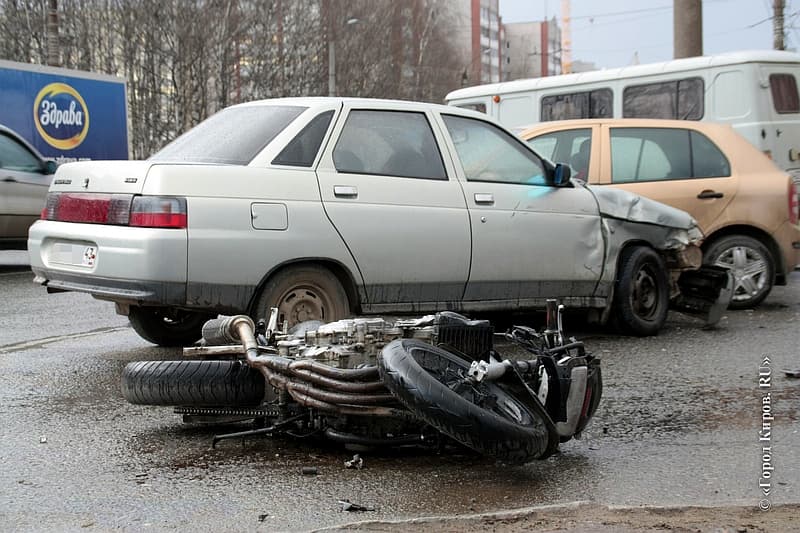 Аварийные выходные: Мотоаварии и ДТП в центре города