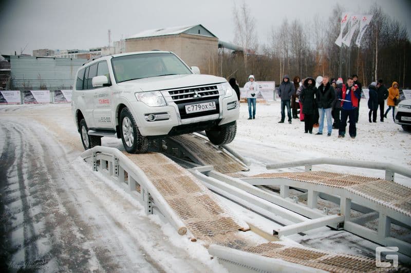 Первый тест-драйв внедорожного парка Mitsubishi в городе Киров