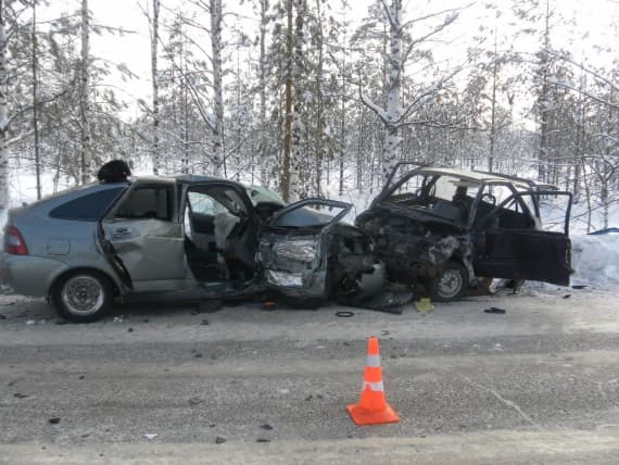 Недалеко от Кирса в Верхнекамском районе разбился водитель Оки