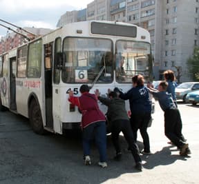 Троллейбусы разваливаются на ходу