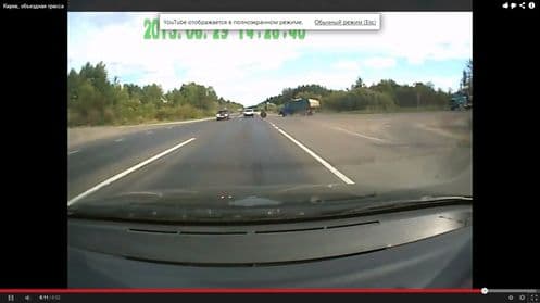 ДТП. У грузовика на ходу отпало колесо