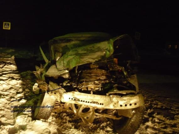 На Пермской трассе  в Слободском столкнулись грузовик и легковушка