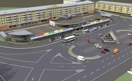 Разметка на Привокзальной площади  будет пластиковой