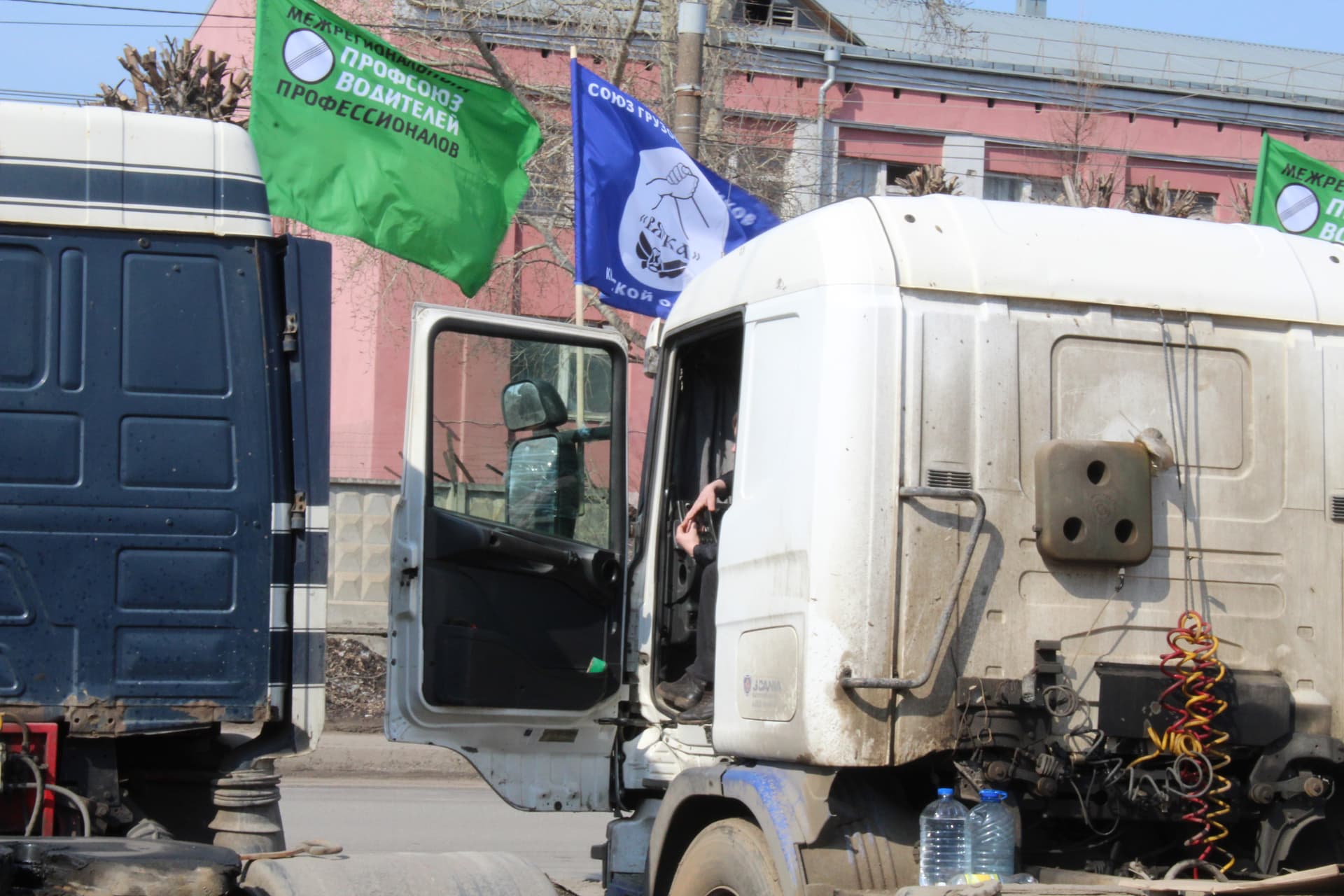 Митинг против «Платона»: дальнобойщики добились переговоров с правительством